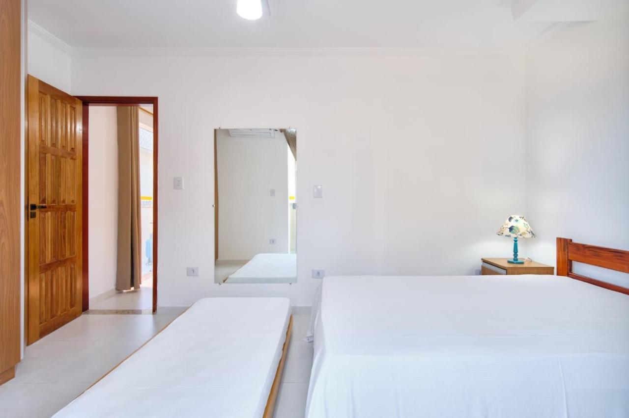 Apartamento Bem Equipado Com Ar Condicionado E Churrasqueira A 100 Metros Da Praia - 02 Dormitorios - Edificio Agua Viva Ubatuba Esterno foto