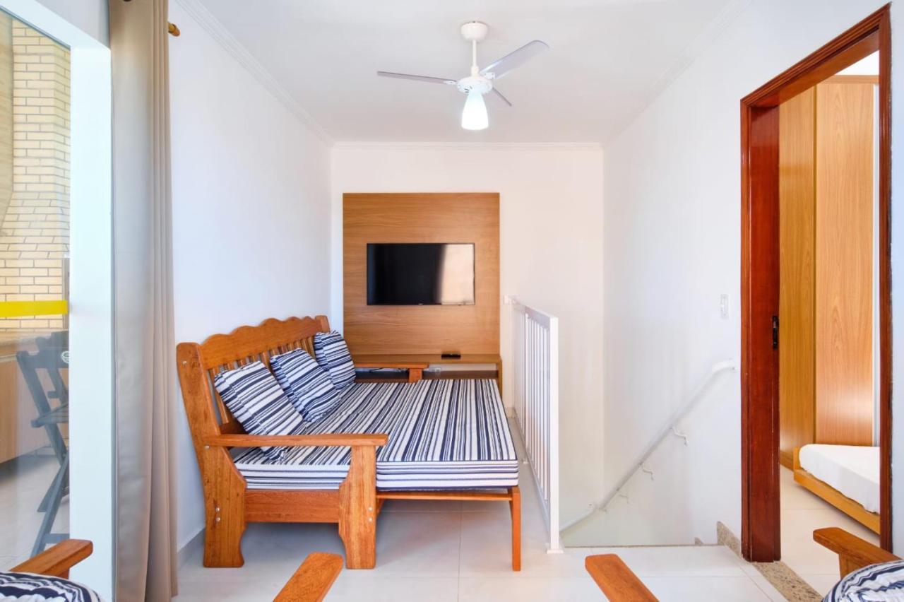 Apartamento Bem Equipado Com Ar Condicionado E Churrasqueira A 100 Metros Da Praia - 02 Dormitorios - Edificio Agua Viva Ubatuba Esterno foto